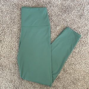 Carbon38 High-Waisted Jade Green Leggings